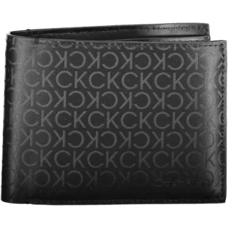 Tommy Hilfiger Black Leather Men Wallet