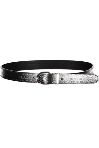 Calvin Klein Black Leather Women Belt