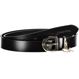 Tommy Hilfiger Black Leather Women Belt