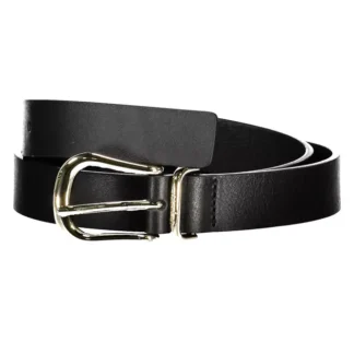 Calvin Klein Black Leather Women Belt