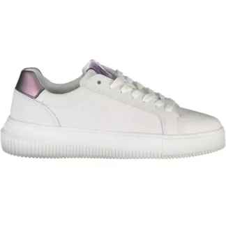 Calvin Klein White Leather Women Sneaker