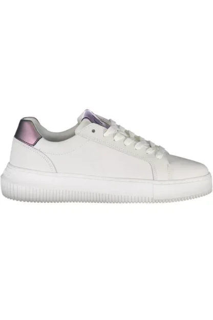 Calvin Klein White Leather Women Sneaker