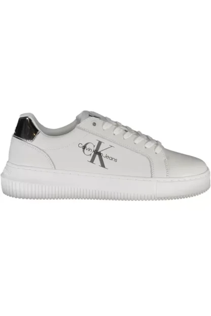 Calvin Klein White Leather Women Sneaker