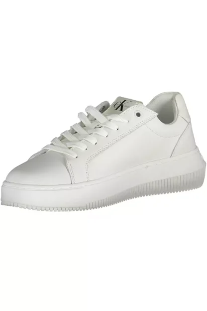 Calvin Klein White Leather Women Sneaker