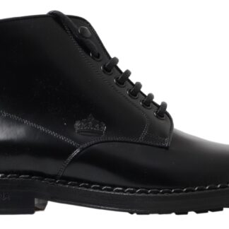 Dolce & Gabbana Black High Top Sneaker Bootie