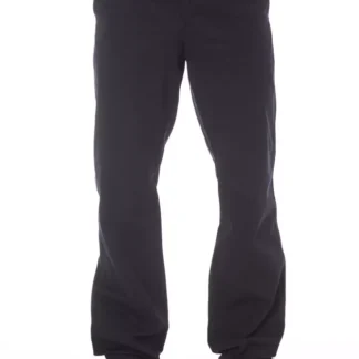 Alpha Studio Blue Cotton Men Pants