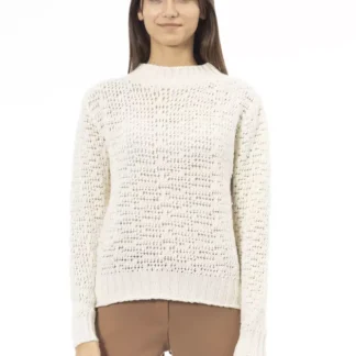 Alpha Studio Green Wool Women Sweater