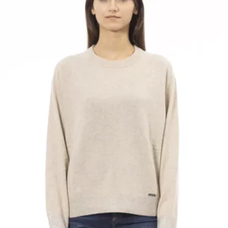 Baldinini Trend "Gray Wool Women's Sweater"