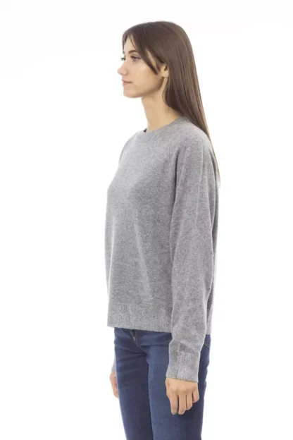 Baldinini Trend "Gray Wool Women's Sweater"