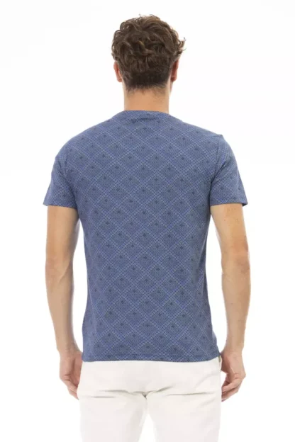 Baldinini Trend Blue Cotton Men T-Shirt