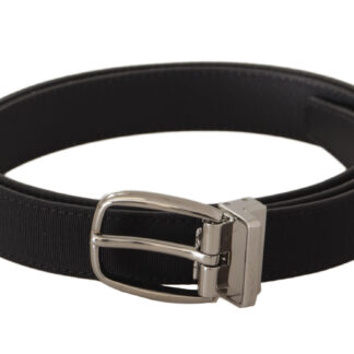 Dolce & Gabbana Elegant Engraved Buckle Leather Belt