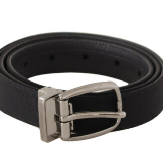 Dolce & Gabbana Sophisticated Velvet Leather Belt