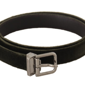 Dolce & Gabbana Elegant Black Leather Designer Belt