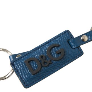 Dolce & Gabbana Chic Red Rubber and Brass Designer Keychain