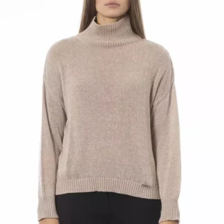 Baldinini Trend Gray Wool Women Sweater