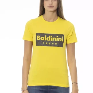 Baldinini Trend Pink Cotton Women T-Shirt