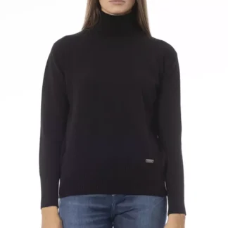 Baldinini Trend Blue Wool Women Sweater