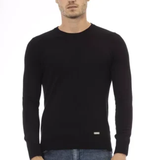 Baldinini Trend Blue Modal Men Sweater