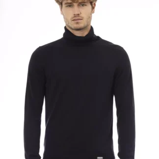 Baldinini Trend Blue Modal Men Sweater