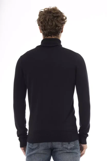 Baldinini Trend Blue Modal Men Sweater