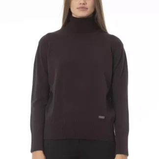 Baldinini Trend Black Wool Women Sweater