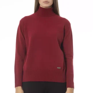 Baldinini Trend Blue Wool Women Sweater