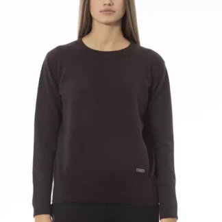 Baldinini Trend Black Wool Women Sweater