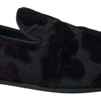 Dolce & Gabbana Chic Leopard Print Loafers Sneakers