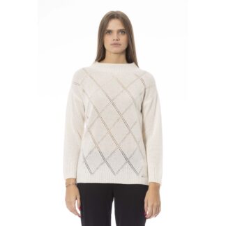 Baldinini Trend Gray Cashmere Women Sweater