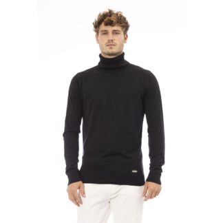 Baldinini Trend Blue Modal Men Sweater