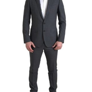 Dolce & Gabbana Elegant Black Two-Piece Slim Fit Suit