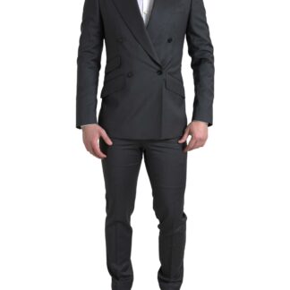 Dolce & Gabbana Elegant Slim Fit Black Martini Suit