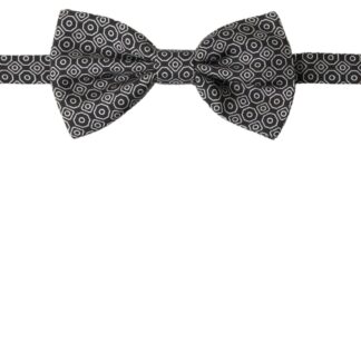 Dolce & Gabbana Elegant Polka Dot Silk Bow Tie