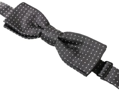 Dolce & Gabbana Elegant Silk Black Bow Tie