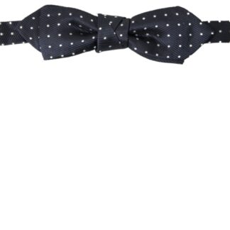 Dolce & Gabbana Elegant Black Silk Bow Tie