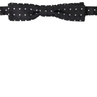 Dolce & Gabbana Elegant Silk Black Bow Tie