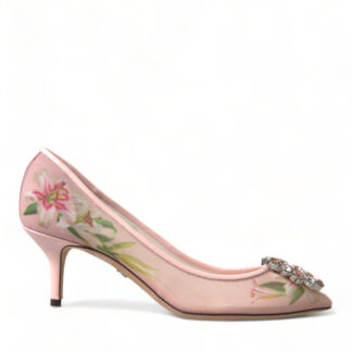 Dolce & Gabbana Exquisite Floral Print Flat Sandals