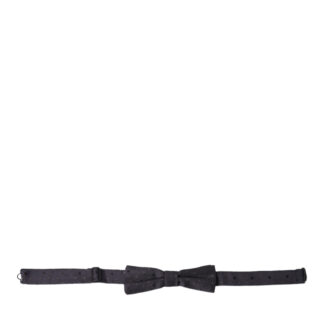 Dolce & Gabbana Elegant Black Silk Bow Tie