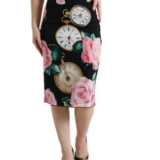 Dolce & Gabbana Elegant High Waist Mini A-Line Skirt