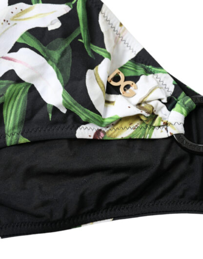 Dolce & Gabbana Elegant Floral Print Bikini Bottoms - Swim In Style