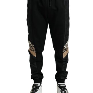 Dolce & Gabbana Elegant Leopard Joggers for Men