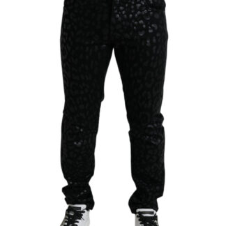 Dolce & Gabbana Elegant Leopard Joggers for Men