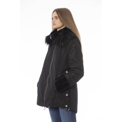 Baldinini Trend Black Polyester Women Jacket