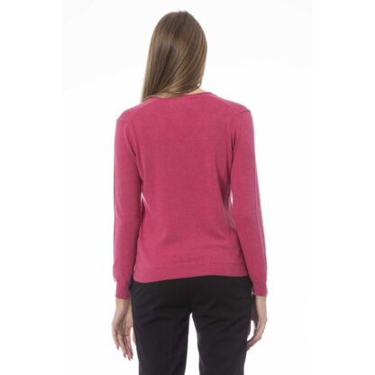 Baldinini Trend Fuchsia Cashmere Women Sweater