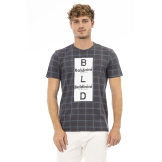 Baldinini Trend Blue Cotton Men T-Shirt