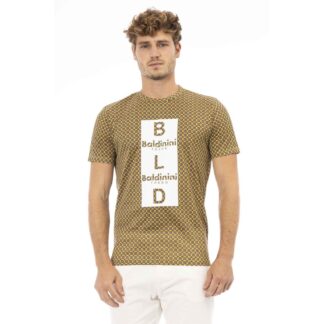 Baldinini Trend Blue Cotton Men T-Shirt