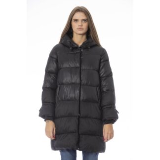 Baldinini Trend Black Polyester Women Jacket