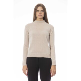 Baldinini Trend Gray Wool Women Sweater