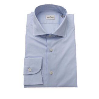 Bagutta White Cotton Men's Slim Shirt