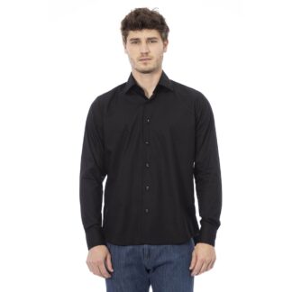 Baldinini Trend Blue Cotton Men Shirt